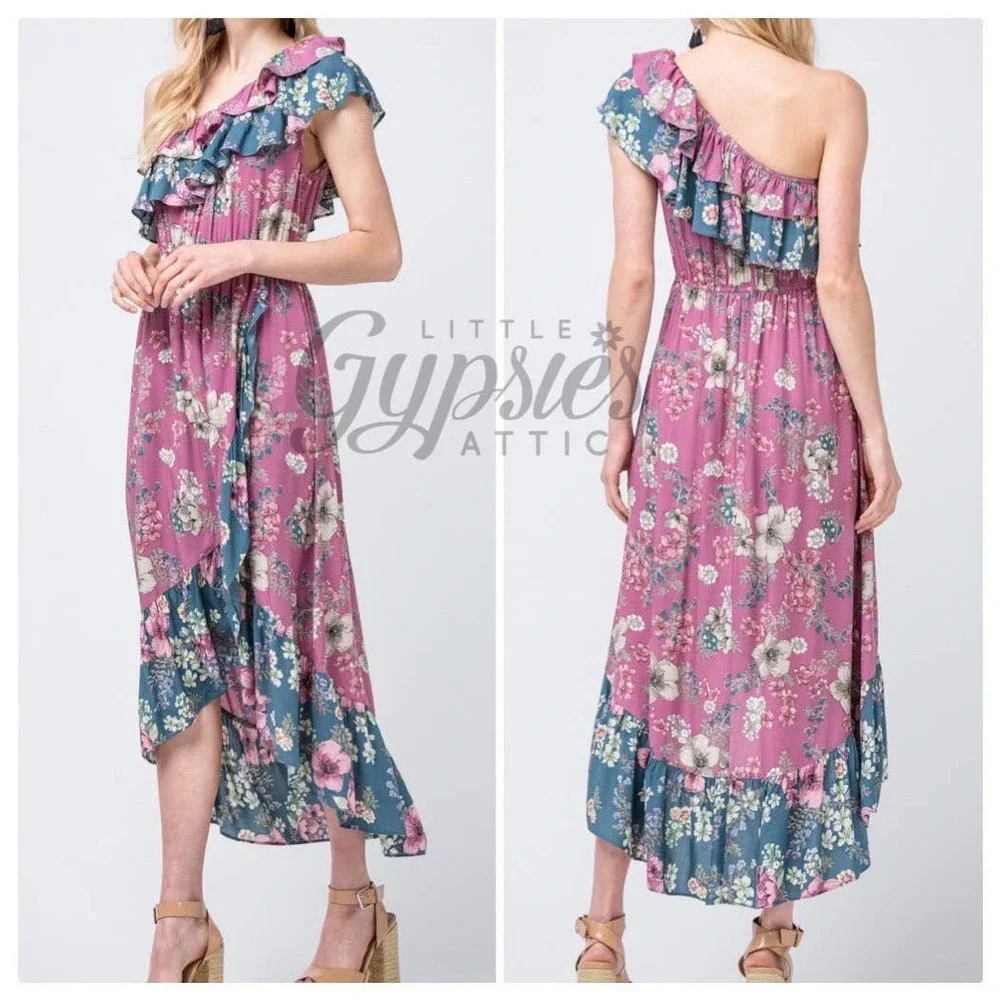 Entro Frolic in the Flowers Midi Dress - Picture 4 of 10